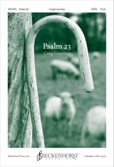 Psalm 23 SATB choral sheet music cover